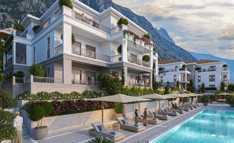 Apartments in a luxury complex with SPA area